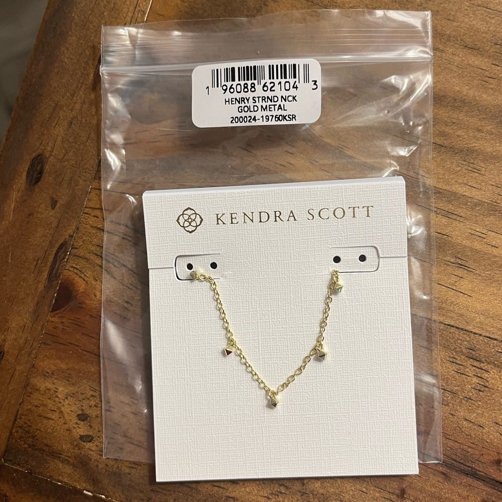 Kendra Scott Henry Strand Necklace in Gold